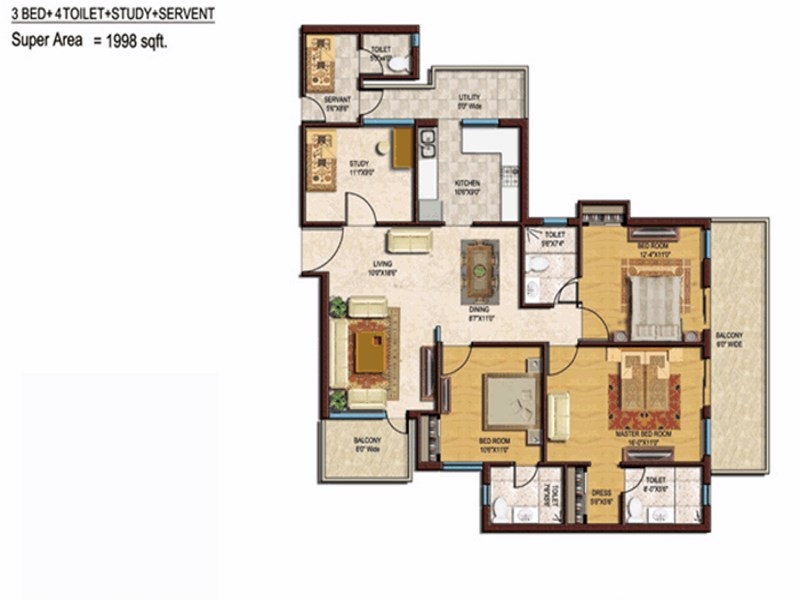 Spaze Privvy The Address  Floor Plan 