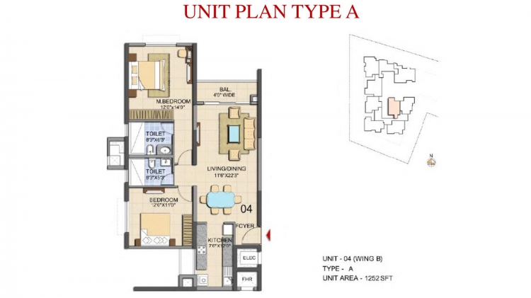 Prestige North Point  Floor Plan 
