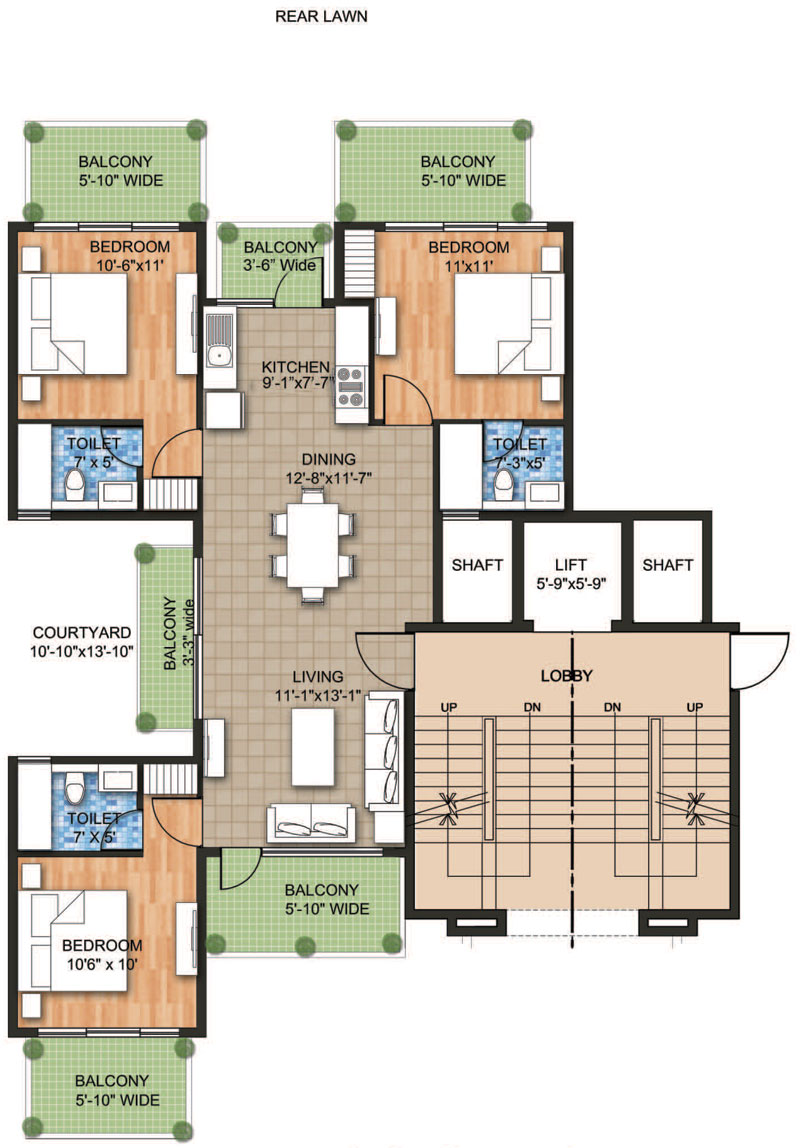 Raheja Aranya  Floor Plan  Raheja Aranya  Floor Plan