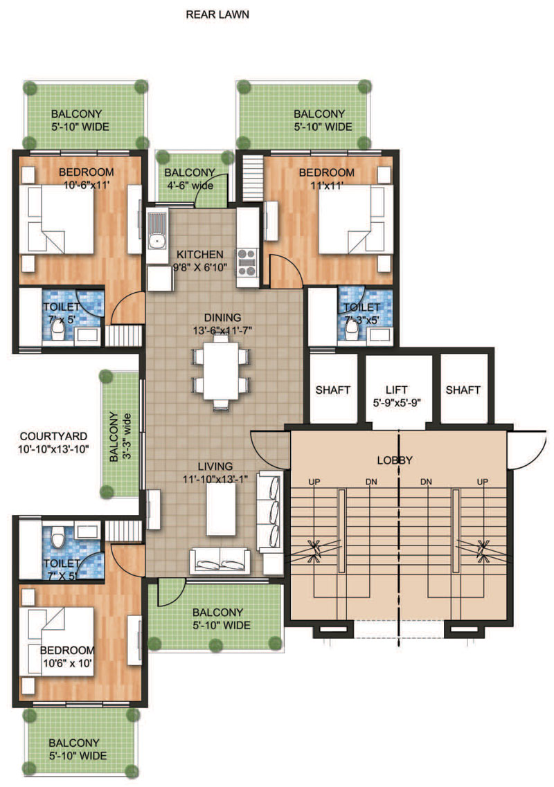 Raheja Aranya  Floor Plan  Raheja Aranya  Floor Plan