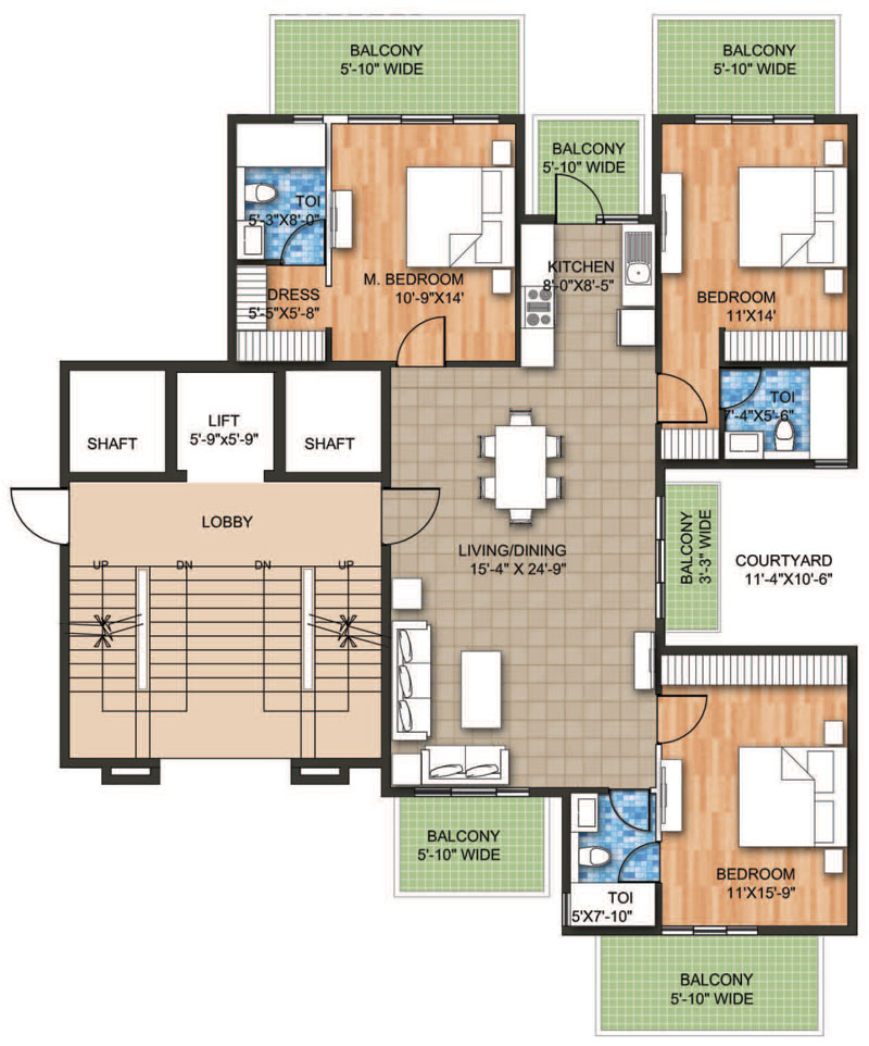 Raheja Aranya  Floor Plan  Raheja Aranya  Floor Plan