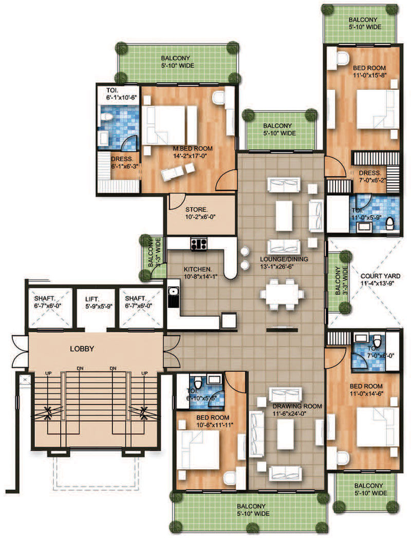 Raheja Aranya  Floor Plan  Raheja Aranya  Floor Plan