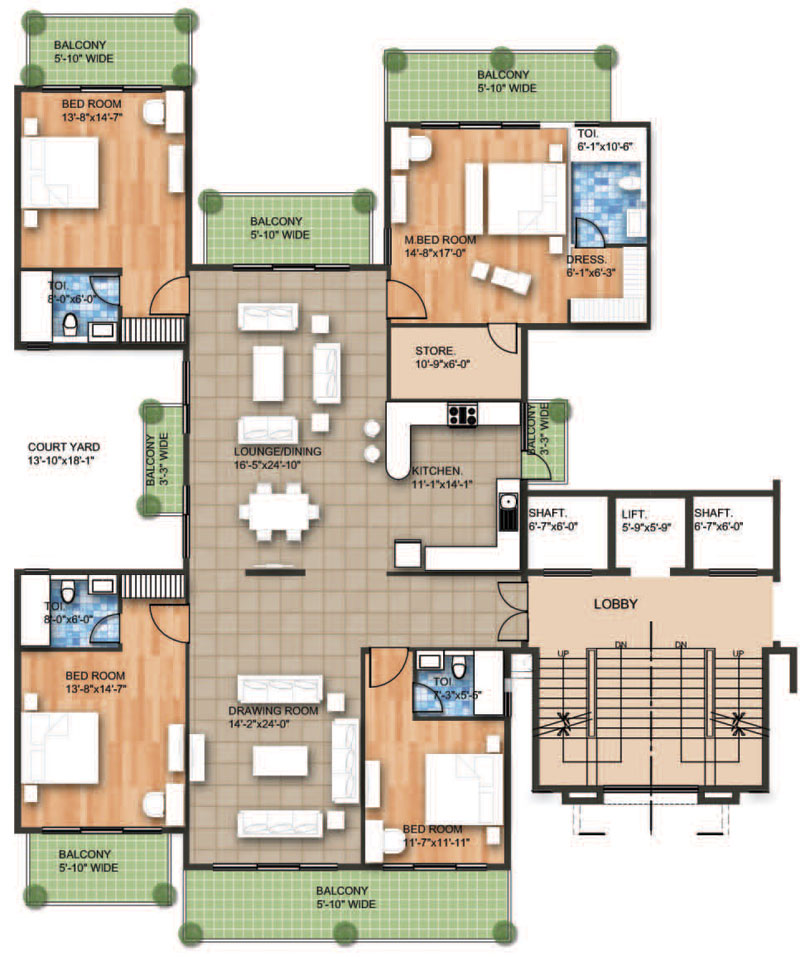 Raheja Aranya  Floor Plan  Raheja Aranya  Floor Plan