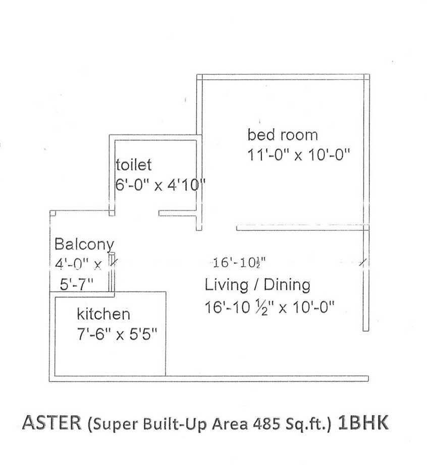 Krish City Heights  Floor Plan 