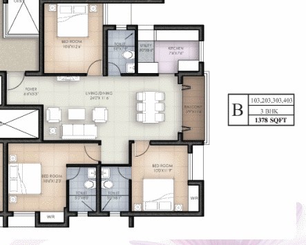 Elegant Pinnacle  Floor Plan 