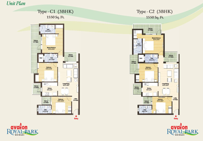 Avalon Royal Park  Floor Plan 
