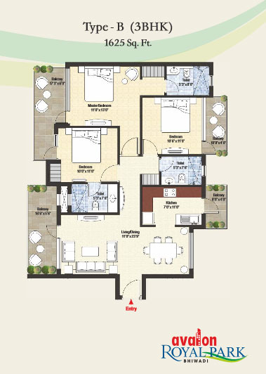 Avalon Royal Park  Floor Plan 