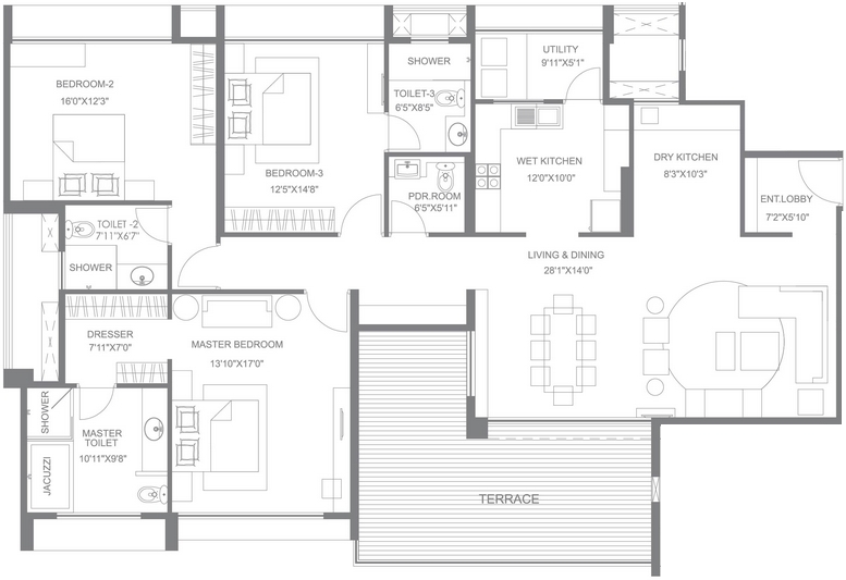 Marvel Bounty 2  Floor Plan 