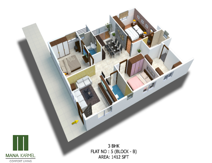 Mana Karmel  Floor Plan 