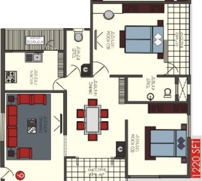 Sekhar Ridge  Floor Plan 