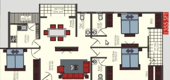 Sekhar Ridge  Floor Plan 