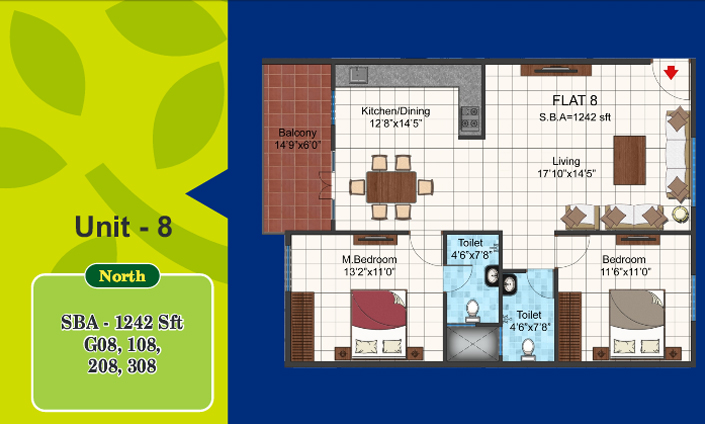 Kumari Elite  Floor Plan 